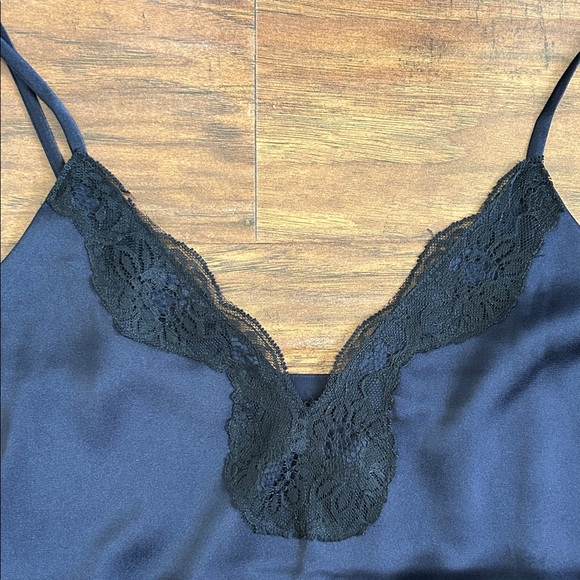 Express Midnight Blue Camisole with Lace Detail - Picture 3 of 5